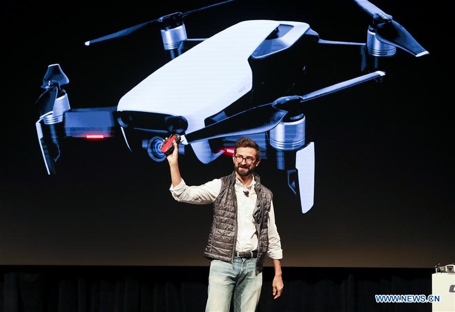 U.S.-NEW YORK-DJI-MAVIC AIR-LAUNCHING CEREMONY