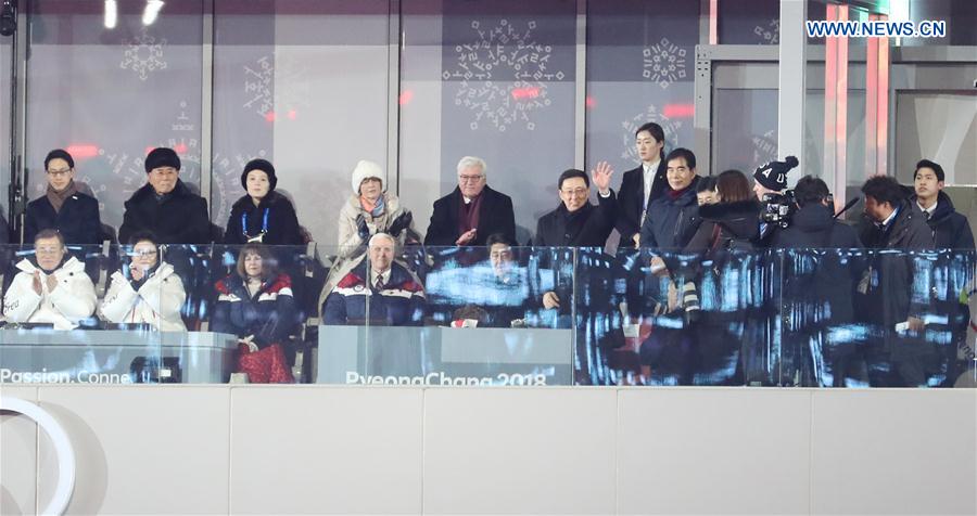 SOUTH KOREA-CHINA-HAN ZHENG-WINTER OLYMPICS-OPENING CEREMONY