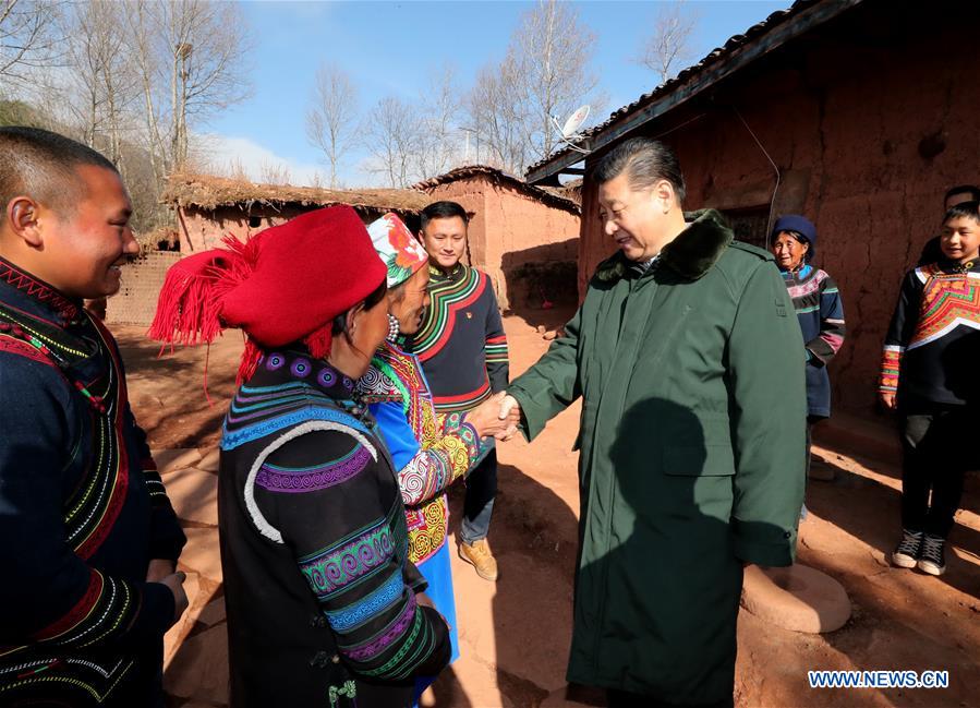 CHINA-SICHUAN-XI JINPING-VILLAGE-VISIT (CN)