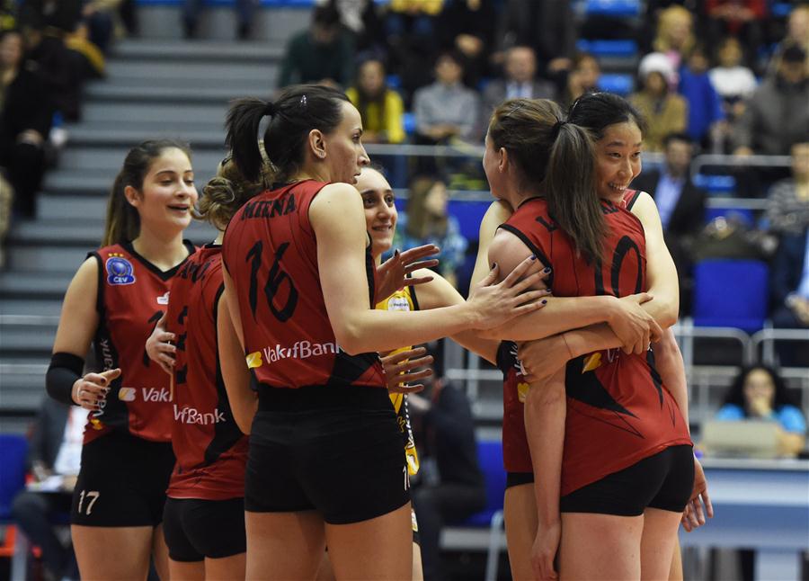 (SP)TURKEY-ISTANBUL-VOLLEYBALL-TURKISH WOMEN LEAGUE-FENERBAHCE VS VAKIFBANK