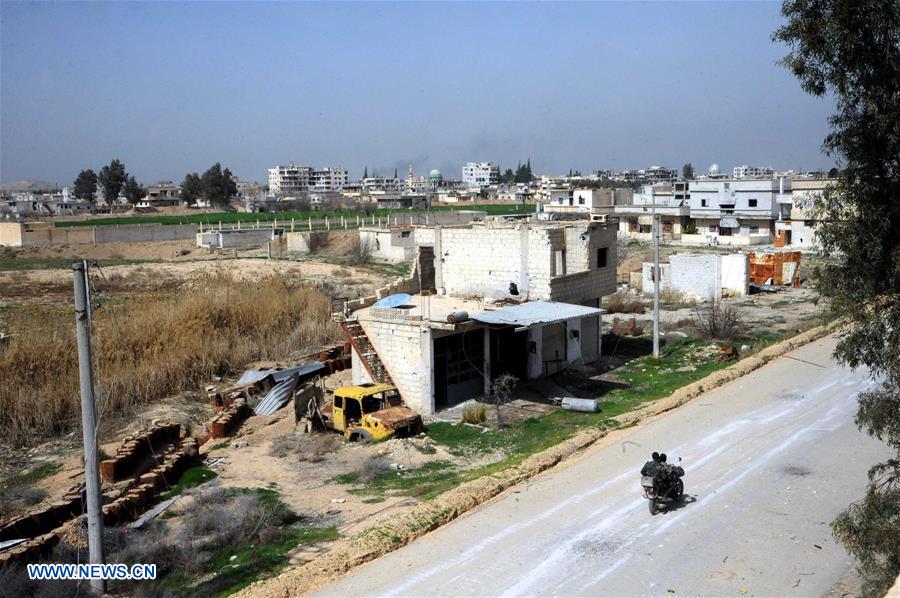 SYRIA-DAMASCUS-EASTERN-GHOUTA-LIBERATED TOWN