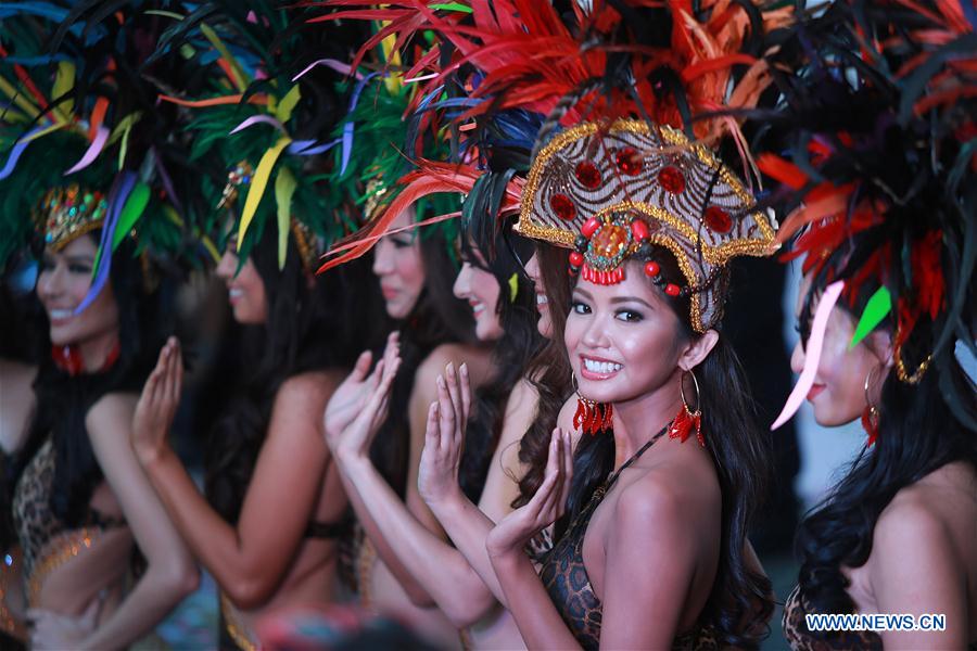 PHILIPPINES-QUEZON CITY-BINIBINING PILIPINAS 2018-PARADE OF BEAUTIES