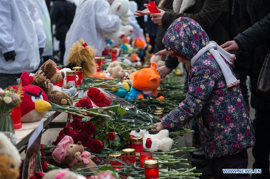 RUSSIA-MOSCOW-KEMEROVO-FIRE-MOURNING