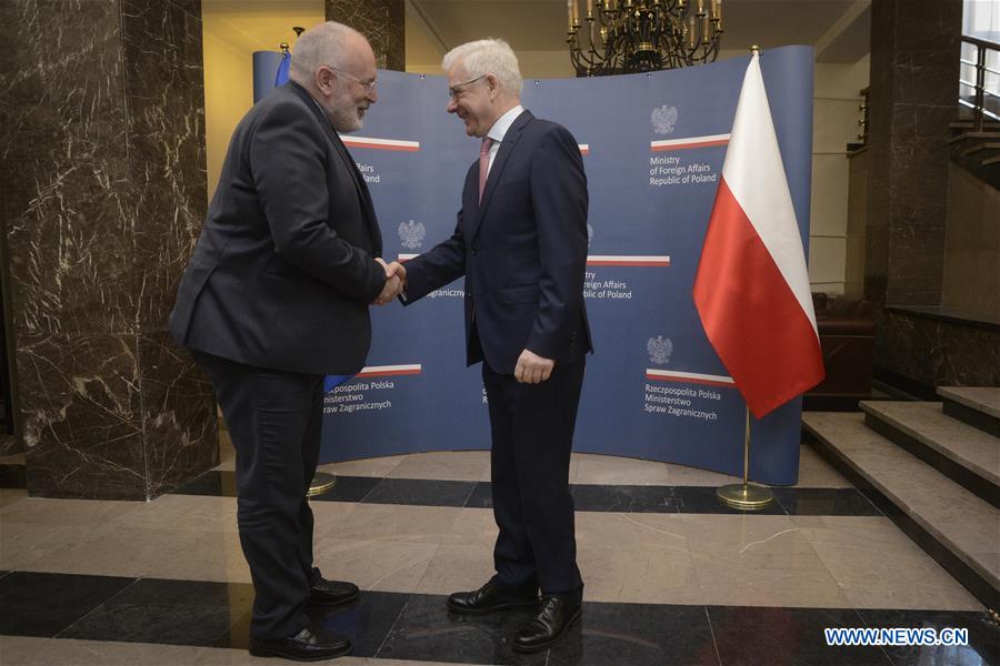 POLAND-WARSAW-TIMMERMANS-VISIT