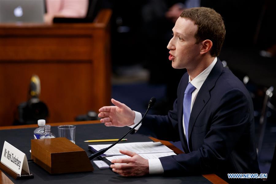 U.S.-WASHINGTON D.C.-FACEBOOK-ZUCKERBERG-HEARING