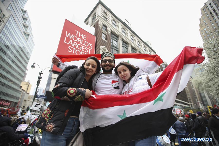 U.S.-NEW YORK-ANTI-WAR PROTEST