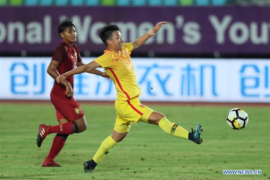 (SP)CHINA-DUYUN-FOOTBALL-INTERNATIONAL WOMEN'S YOUTH