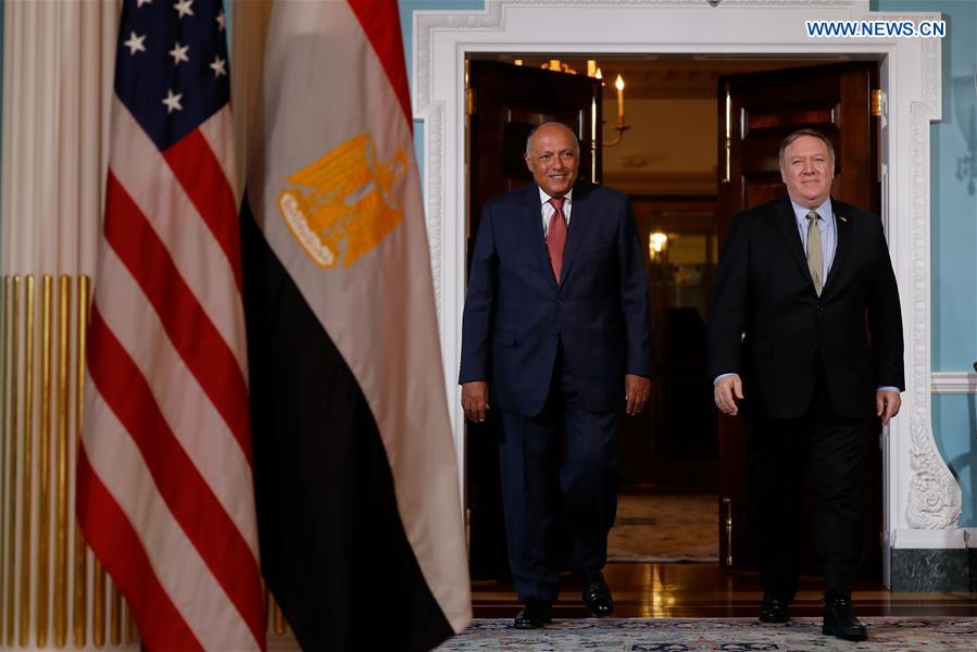 U.S.-WASHINGTON D.C.-SECRETARY OF STATE-EGYPT-FM-MEETING