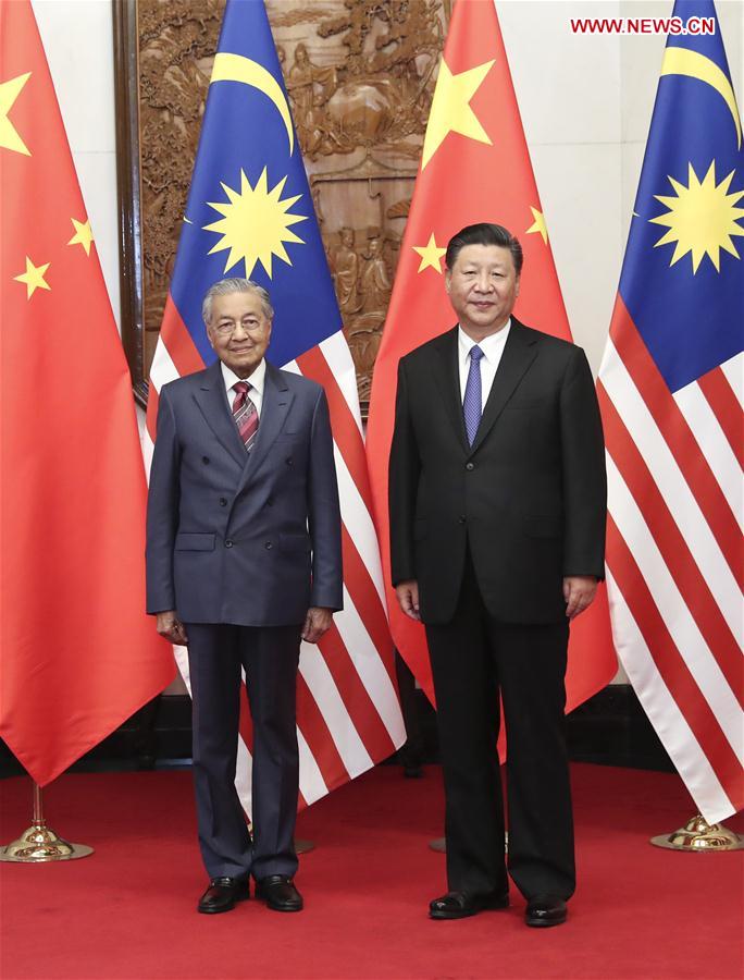 CHINA-BEIJING-XI JINPING-MALAYSIA-MAHATHIR MOHAMAD-MEETING (CN)