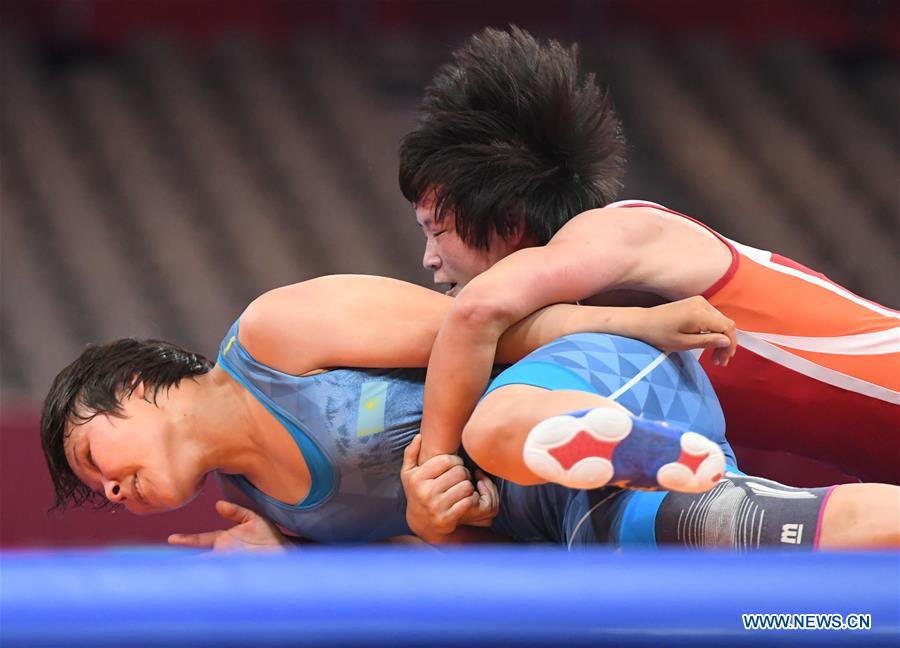 (SP)INDONESIA-JAKARTA-ASIAN GAMES-WRESTLING-WOMEN'S FREESTYLE 53 KG