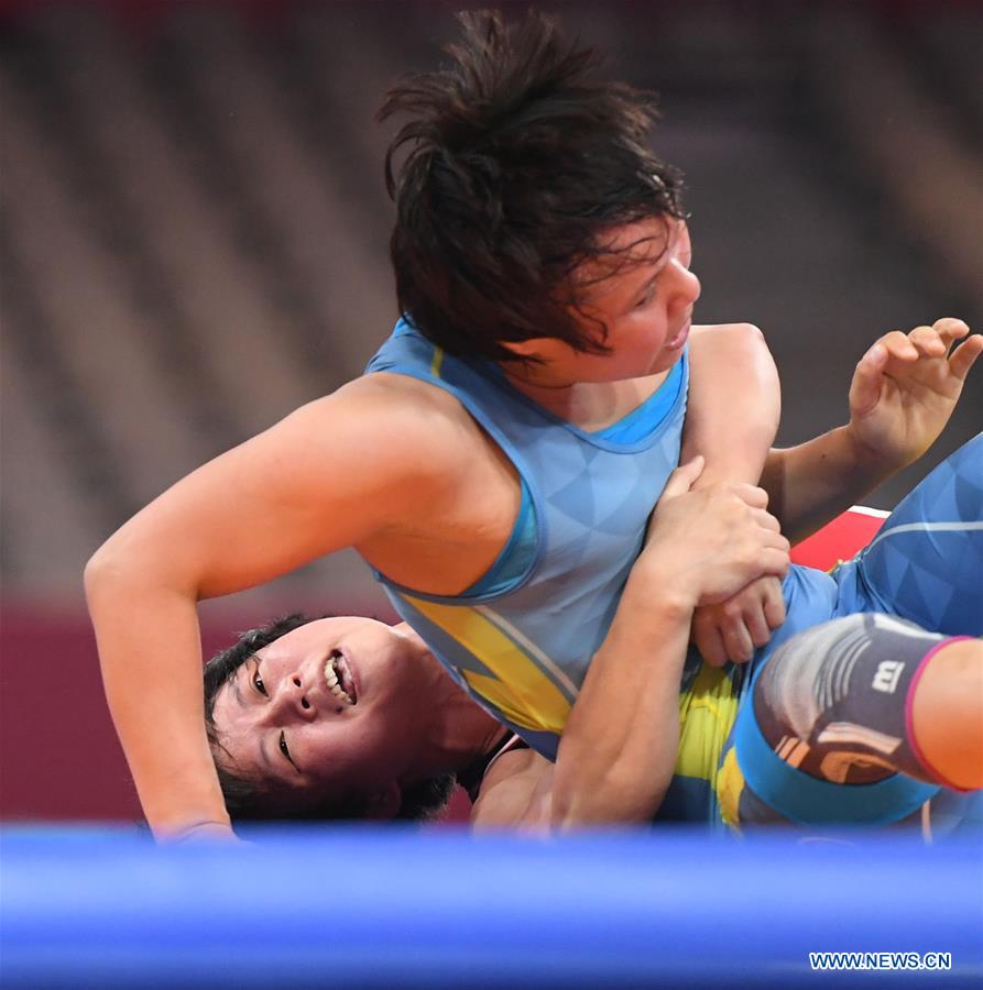 (SP)INDONESIA-JAKARTA-ASIAN GAMES-WRESTLING-WOMEN'S FREESTYLE 53 KG