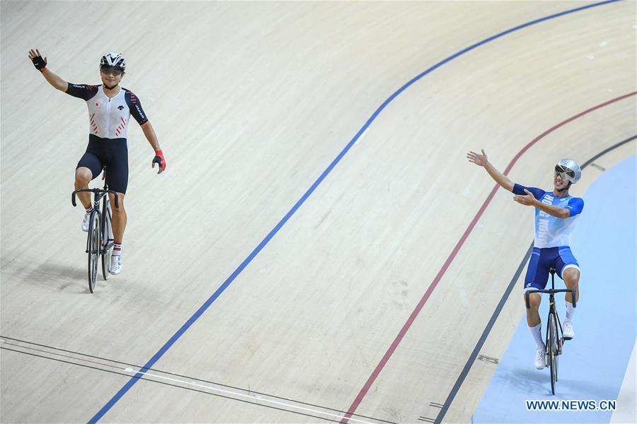 (SP)INDONESIA-JAKARTA-ASIAN GAMES-CYCLING TRACK-MEN'S OMNIUM