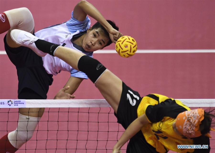 (SP)INDONESIA-PALEMBANG-ASIAN GAMES-SEPAKTAKRAW