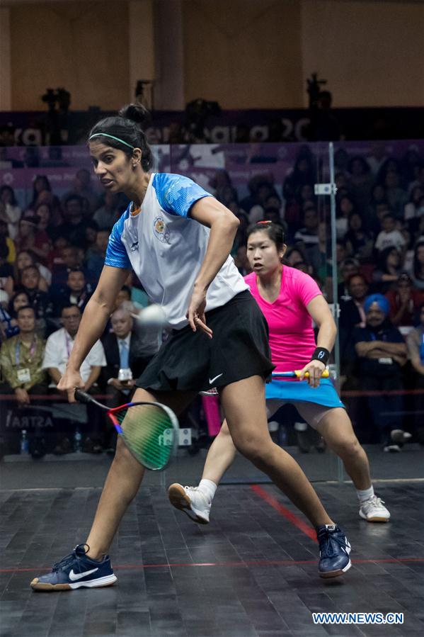 (SP)INDONESIA-JAKARTA-ASIAN GAMES-SQUASH