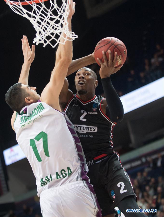 (SP)LITHUANIA-VILNIUS-BASKETBALL-EUROCUP-RYTAS VILNIUS VS UNICAJA MALAGA