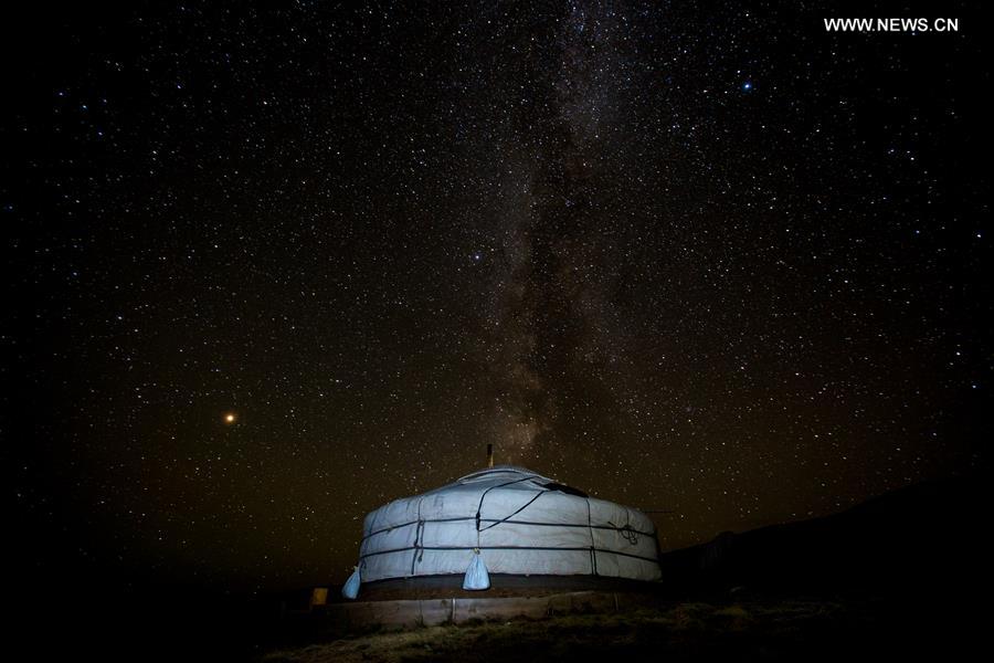 MONGOLIA-HUSTAI NATIONAL PARK-STARRY SKY