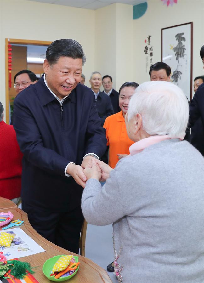 CHINA-SHANGHAI-XI JINPING-INSPECTION (CN)