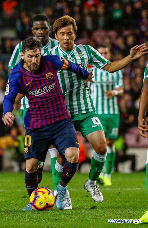 (SP)SPAIN-BARCELONA-SOCCER-SPANISH LEAGUE-FC BARCELONA VS REAL BETIS