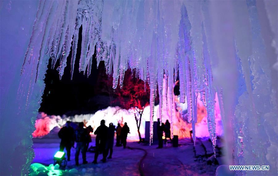 #CHINA-HEBEI-FROZEN WATERFALL (CN)