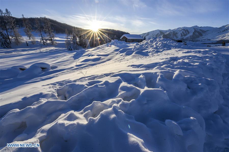 CHINA-XINJIANG-KANAS-SNOW SCENERY (CN)