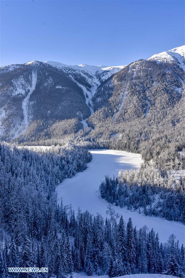 CHINA-XINJIANG-KANAS-SNOW SCENERY (CN)