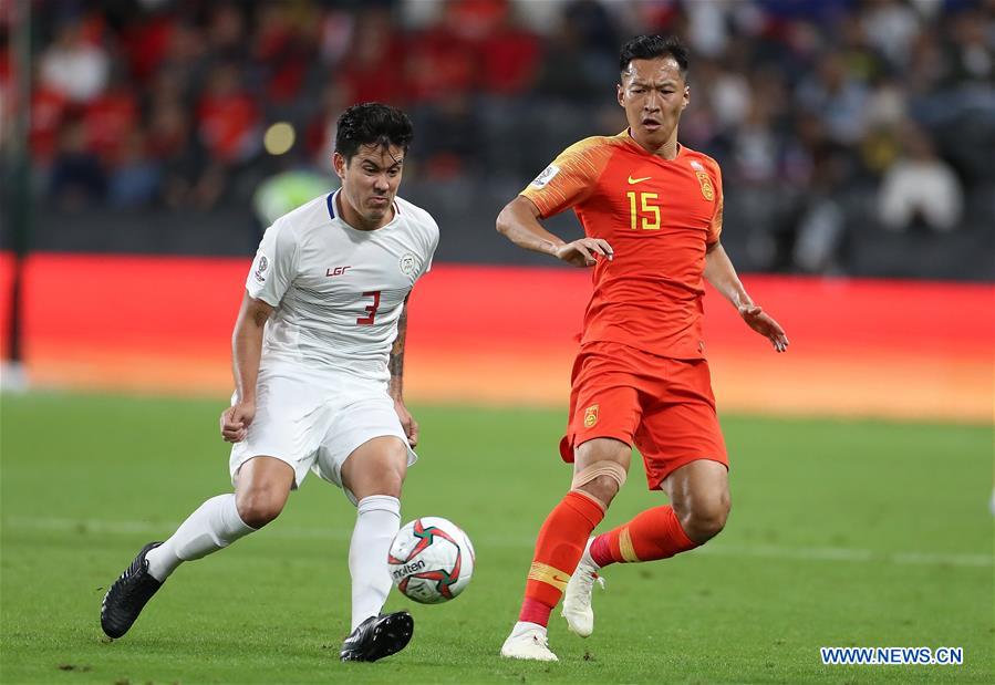 (SP)UAE-ABU DHABI-SOCCER-AFC ASIAN CUP 2019-GROUP C-CHN VS PHI