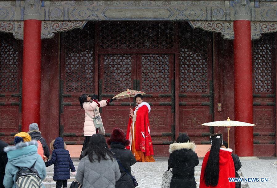 (InPalaceMuseum)CHINA-BEIJING-PALACE MUSEUM-SNOW (CN)