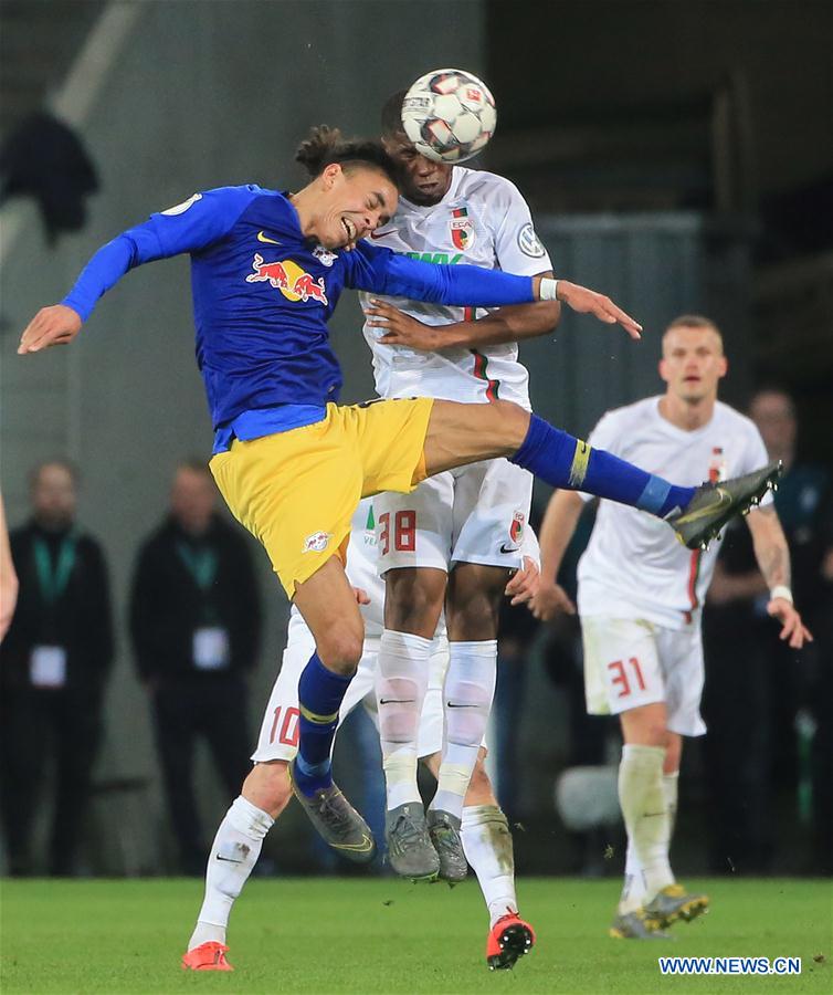 (SP)GERMANY--AUGSBURG-SOCCER-GERMAN CUP-AUGSBURG VS LEIPZIG