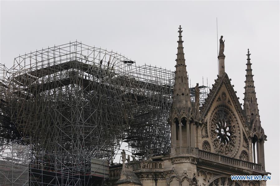 FRANCE-PARIS-NOTRE DAME CATHEDRAL-AFTERMATH