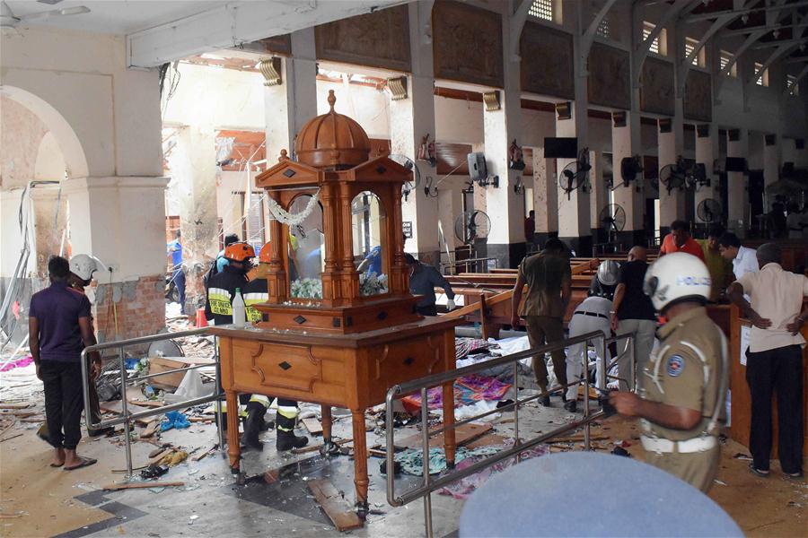 (SPOT NEWS)SRI LANKA-COLOMBO-BLASTS