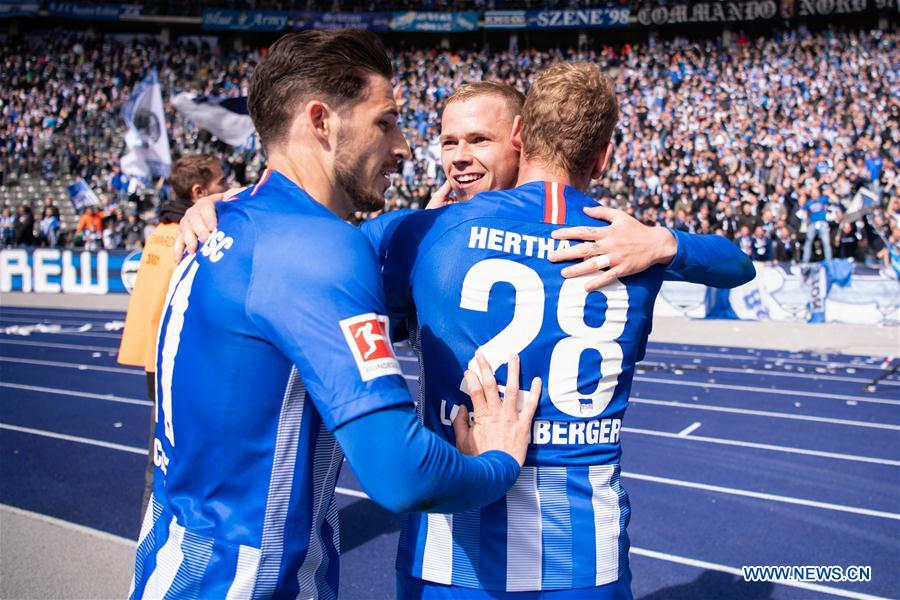 (SP)GERMANY-BERLIN-SOCCER-BUNDESLIGA-HERTHA VS STUTTGART