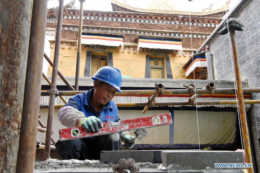 CHINA-GANSU-LABRANG MONASTERY-RESTORATION(CN)