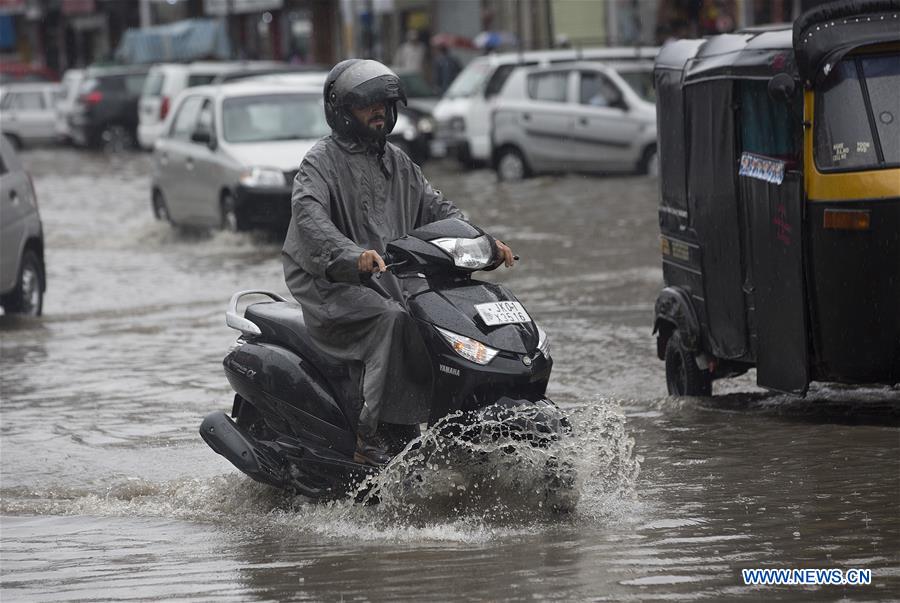 KASHMIR-SRINAGAR-RAINS