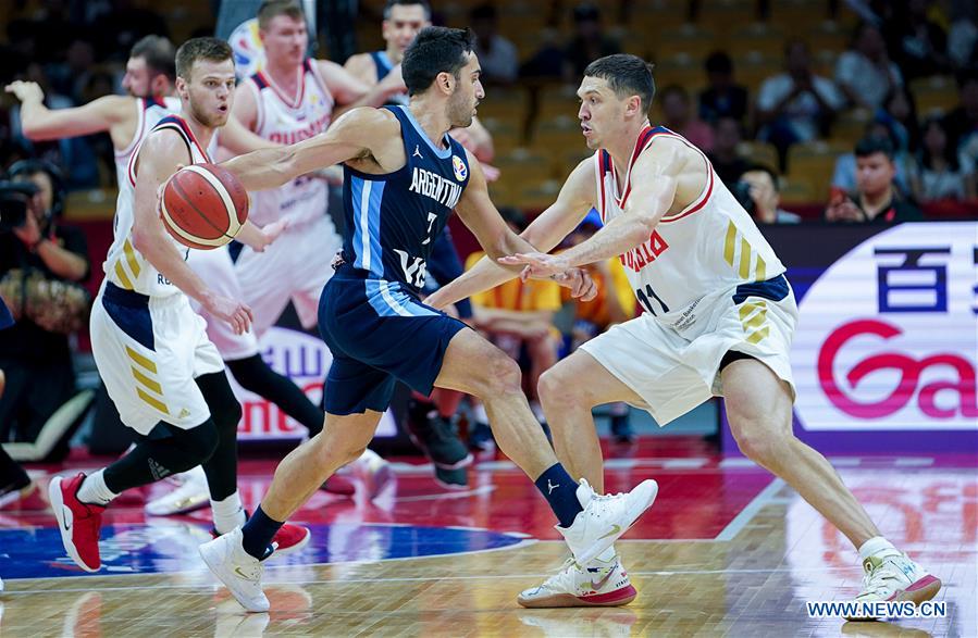 (SP)CHINA-WUHAN-BASKETBALL-FIBA WORLD CUP-GROUP B- RUSSIA VS ARGENTINA (CN)