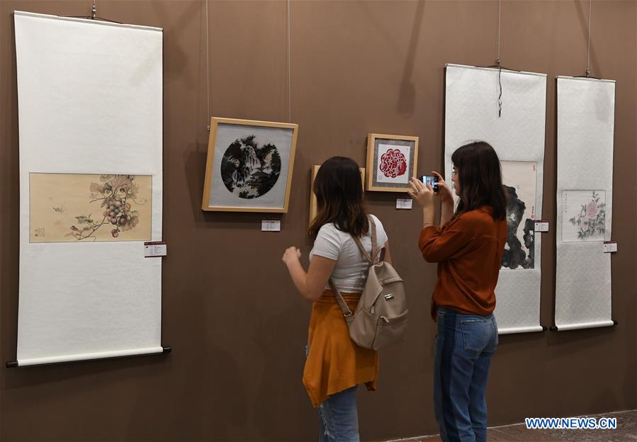 ALBANIA-TIRANA-CHINA-ART EXHIBITION