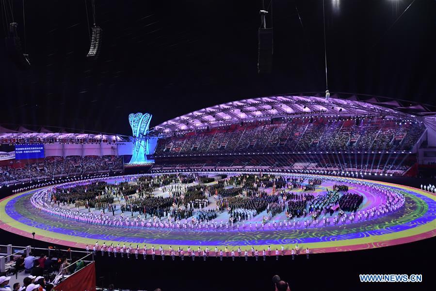 (SP)CHINA-WUHAN-7TH MILITARY WORLD GAMES-OPENING CEREMONY