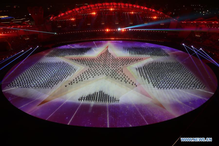 (SP)CHINA-WUHAN-7TH MILITARY WORLD GAMES-OPENING CEREMONY