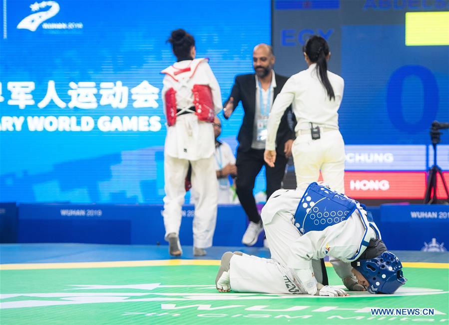 (SP)CHINA-WUHAN-7TH MILITARY WORLD GAMES-TAEKWONDO