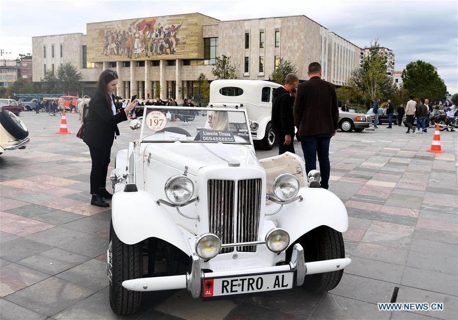 ALBANIA-TIRANA-CLASSIC VEHICLE SHOW