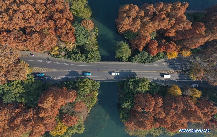 CHINA-ZHEJIANG-HANGZHOU-WEST LAKE-AERIAL VIEW (CN)