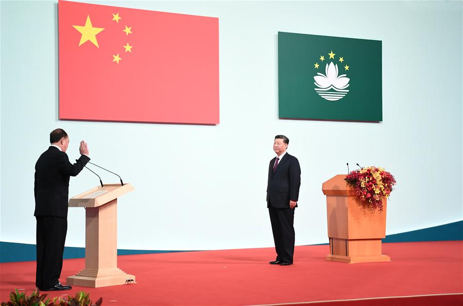 CHINA-MACAO-XI JINPING-ANNIVERSARY GATHERING-INAUGURATION (CN)