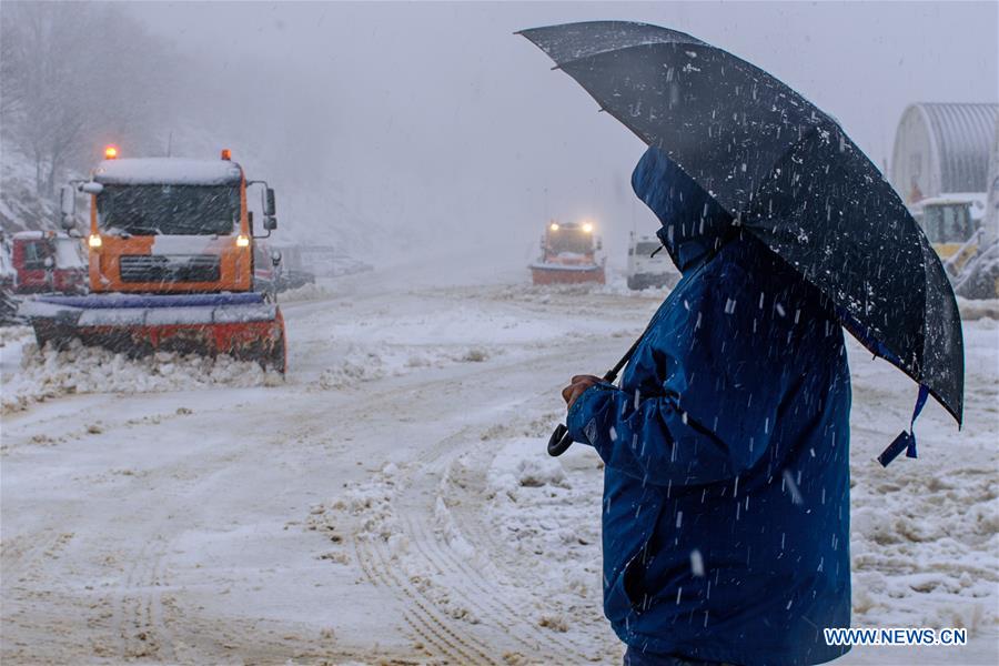 MIDEAST-GOLAN HEIGHTS-MOUNT HERMON-SNOW