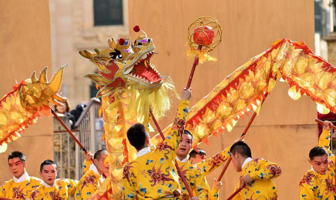 China's Zhejiang Wu Opera Troupe celebrate Chinese Lunar New Year in Malta