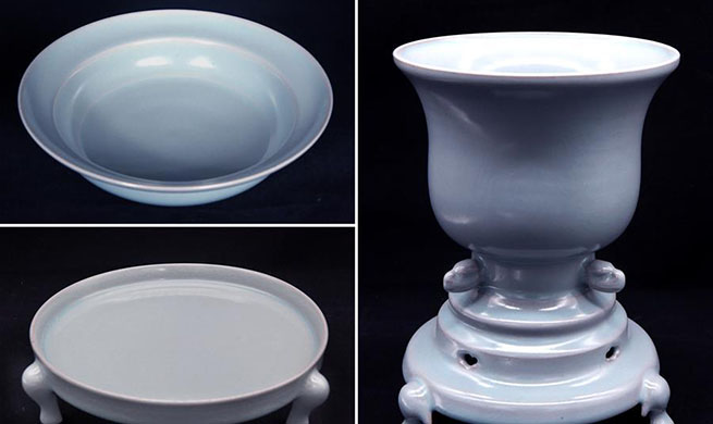 Pic story: representative inheritor of firing skills of Ru porcelain